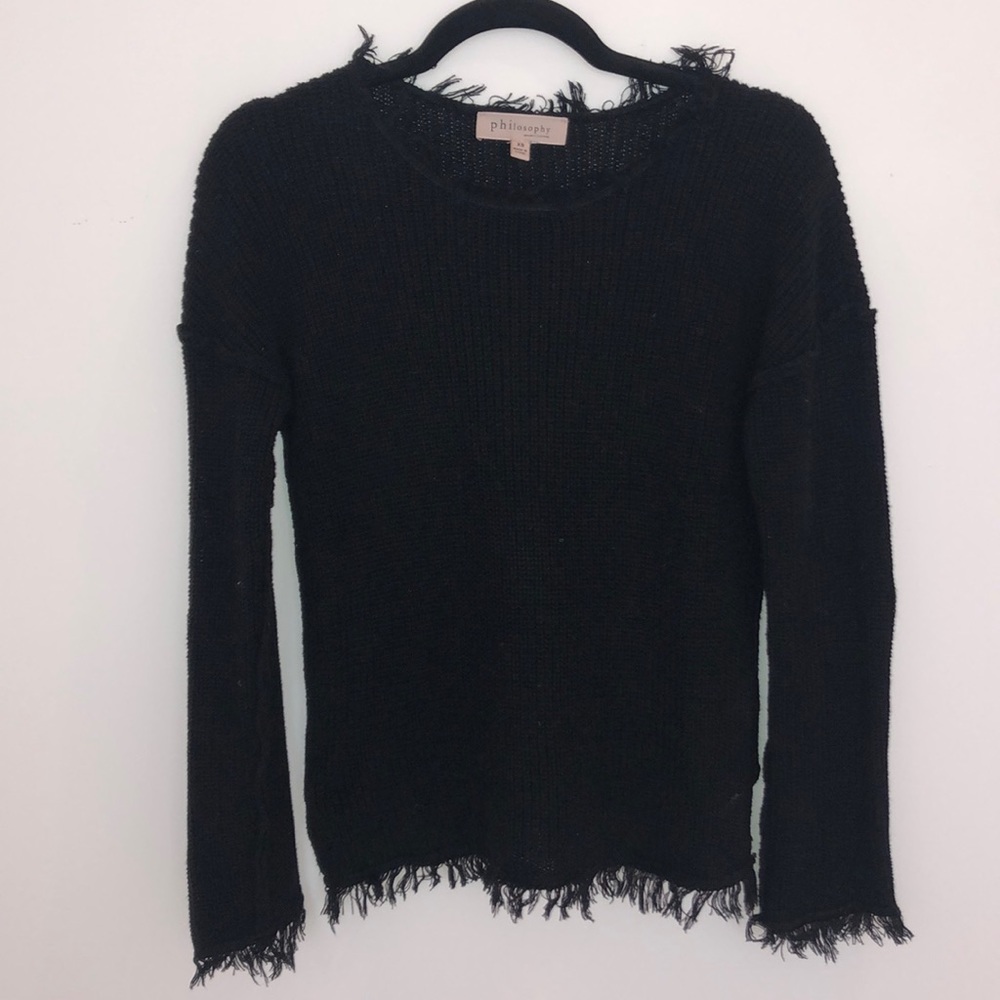 Distressed Cozy Sweater